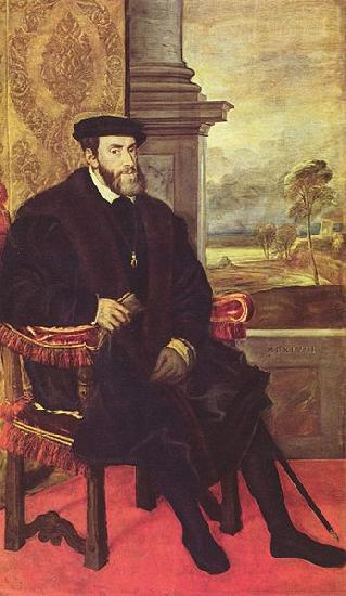 unknow artist Portrat des Karl V im Lehnstuhl oil painting image